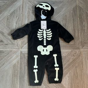 NWT Koala Kids Glow in the Dark Skeleton Costume 9-12 months